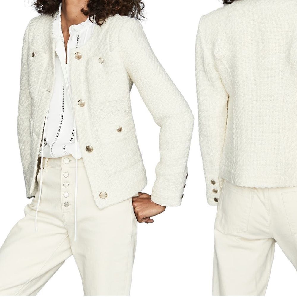 Reiss Women’s June elegance wool Cardigan size 8 , NWT - Picture 3 of 13